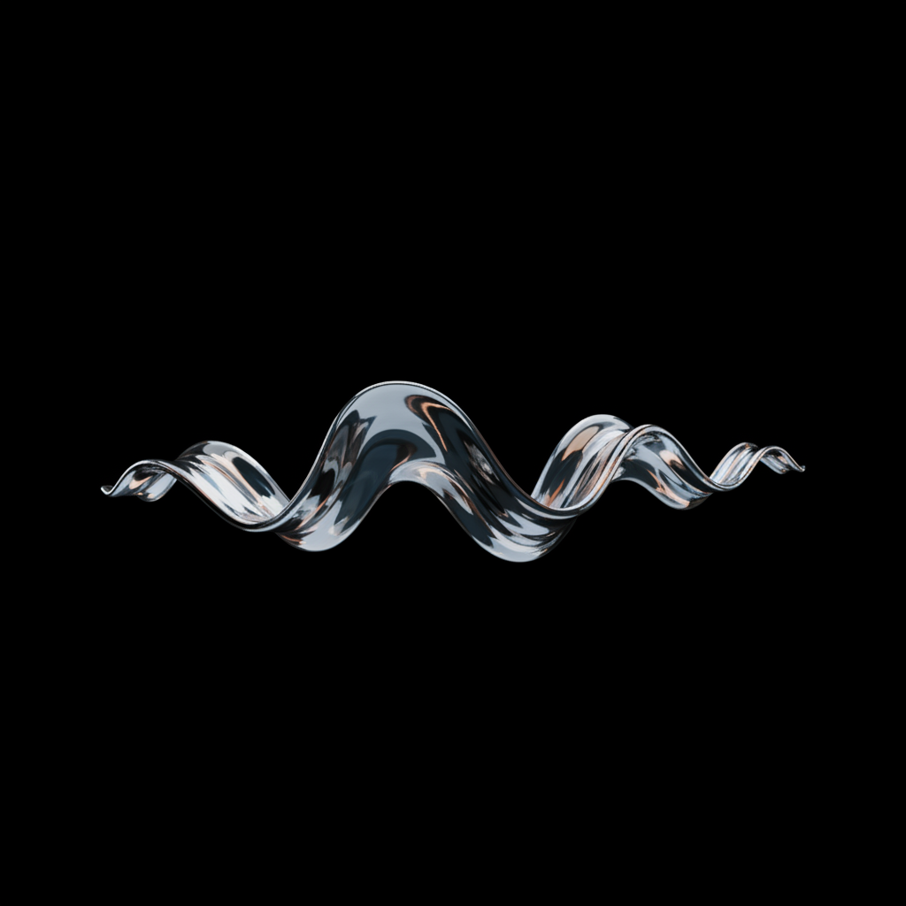 Liquid chrome wave